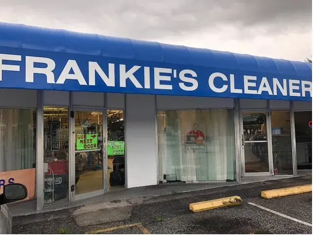 Frankie's Cleaners storefront on S. French Avenue